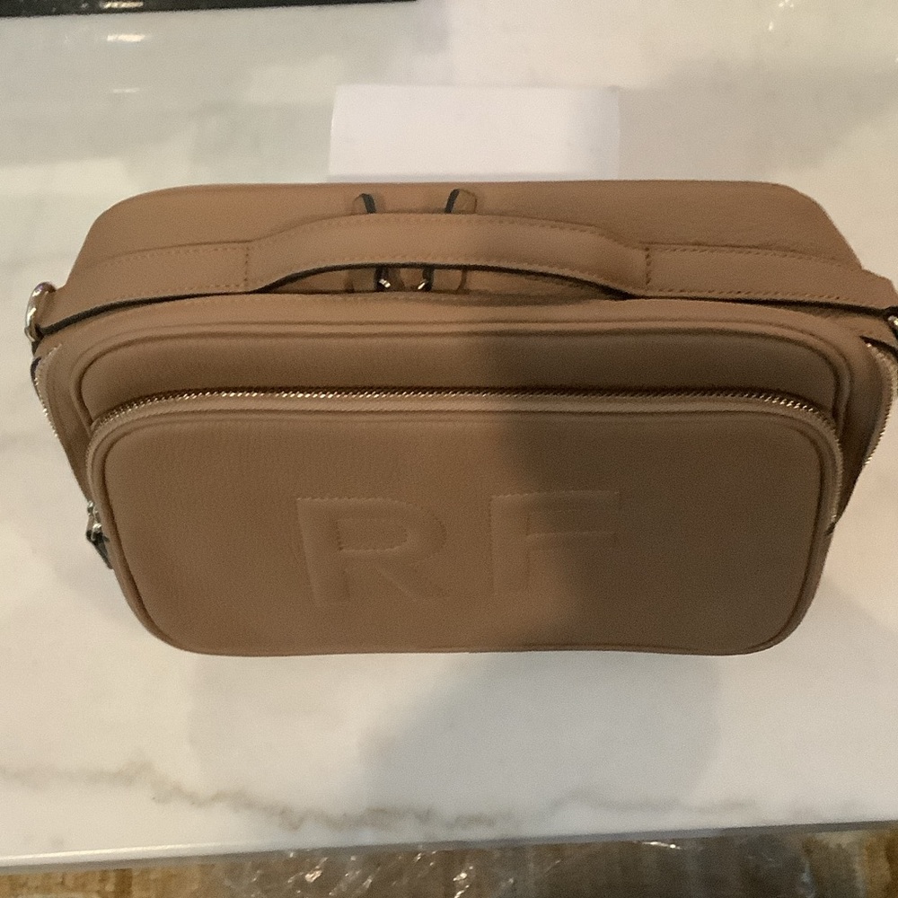 Leatherology Meadow Large Satchel Tan Crossbody Bag, Brand New